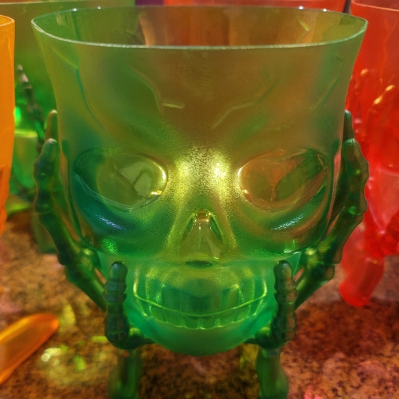 Other - Skull Bowl Halloween decorations 💀💚☠